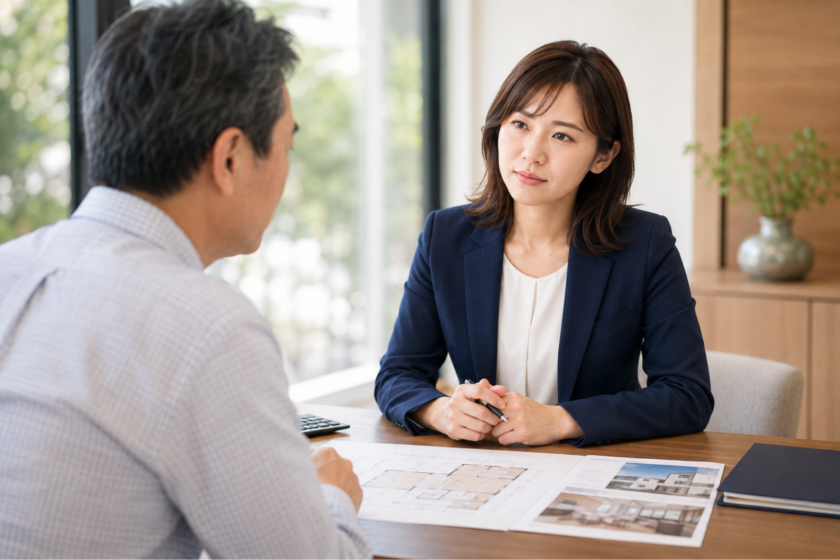 不動産売却の相談風景