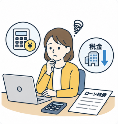 ローン残債や税金の相談